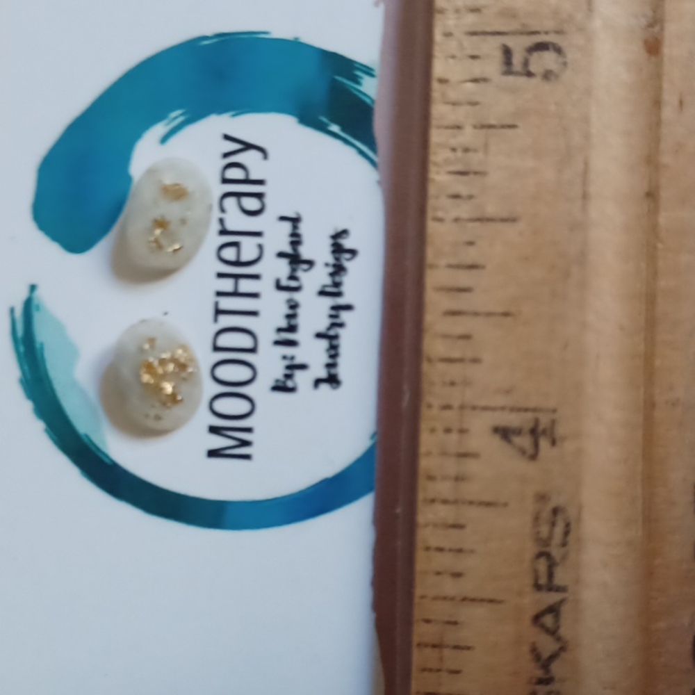 O.O.A K. stud earrings n.w.t. moodtherapy take on universe " Milkyway"